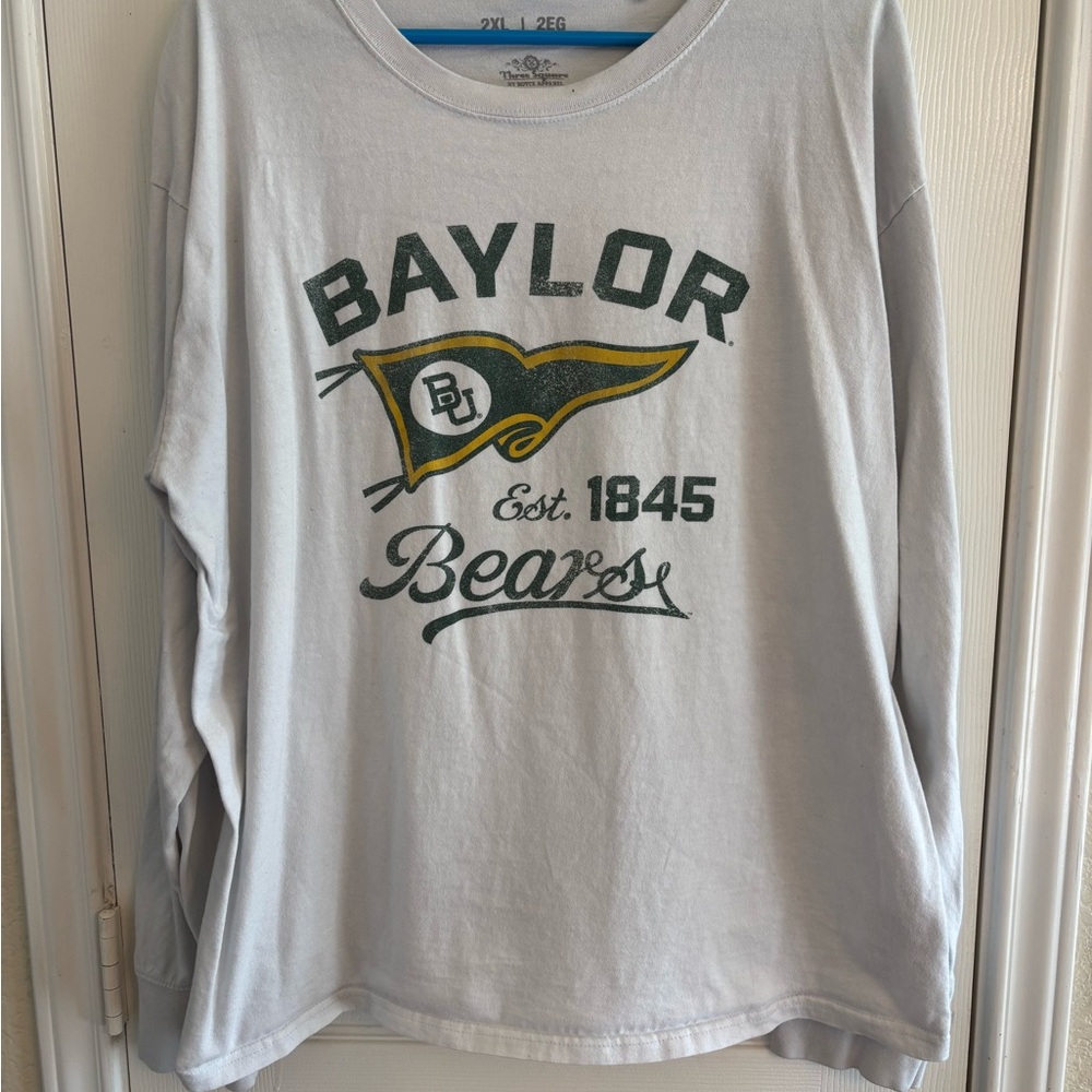 Three Square by Royce Apparel Vintage Baylor Bears Long Sleeve T-Shirt Size 2XL